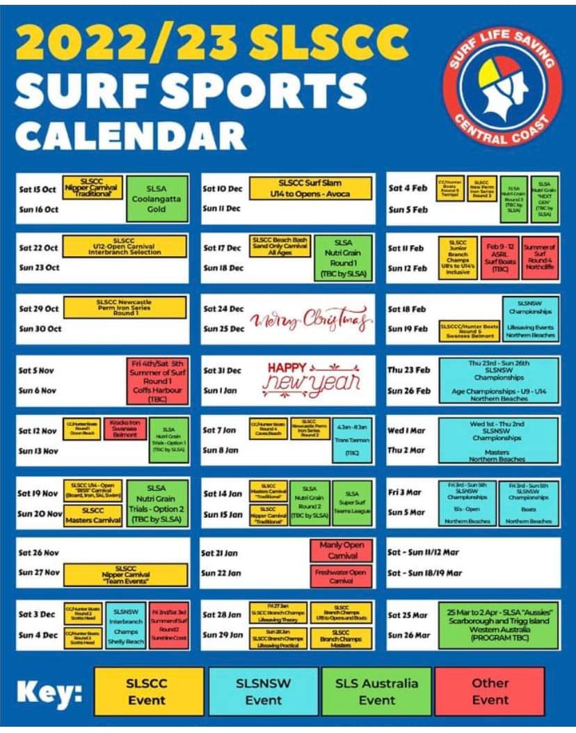 Carnivals (All not event calendar) Toowoon Bay Surf Club